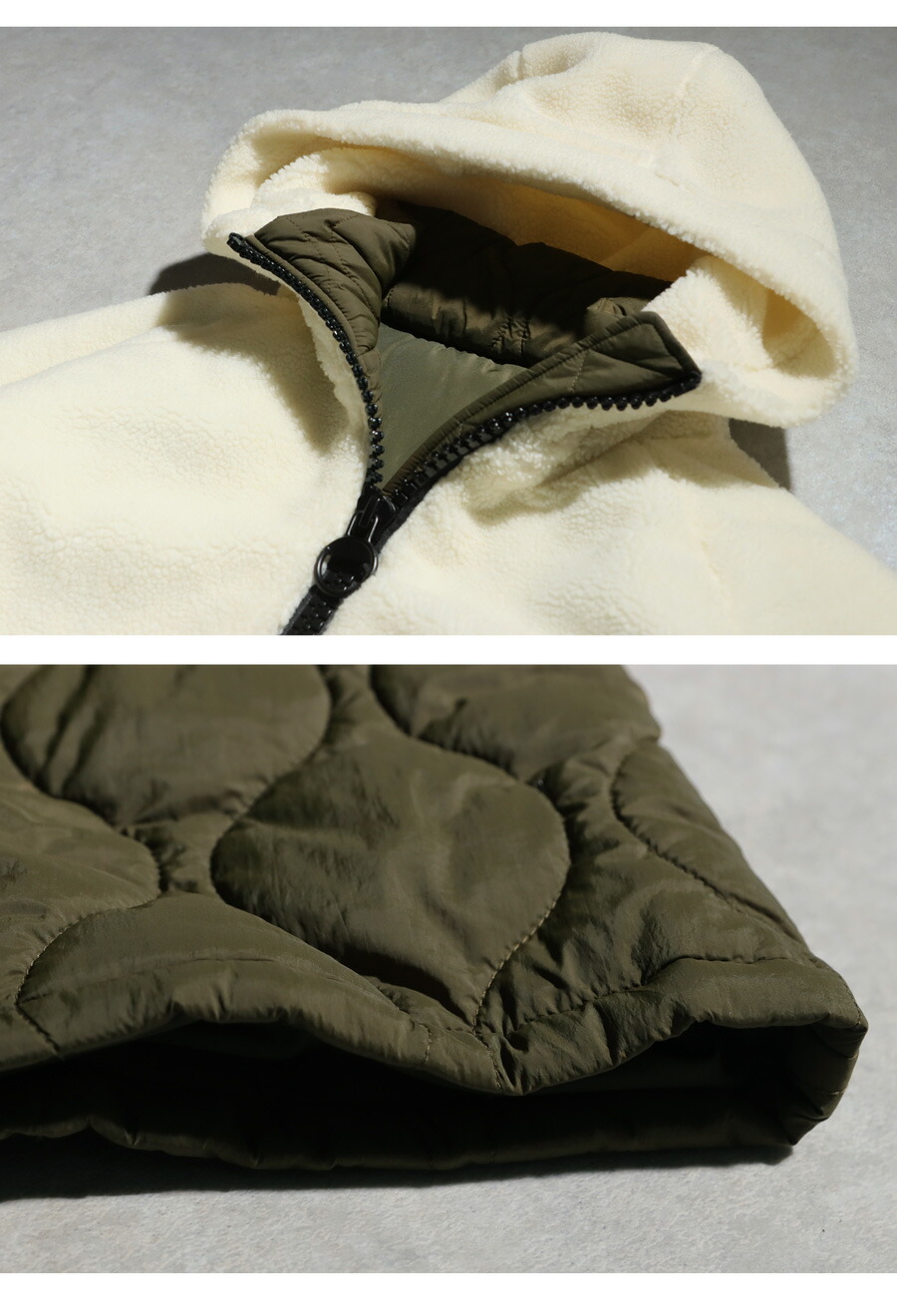 楽天市場】ビッグファスナー ロングコート レディース ボアアウター