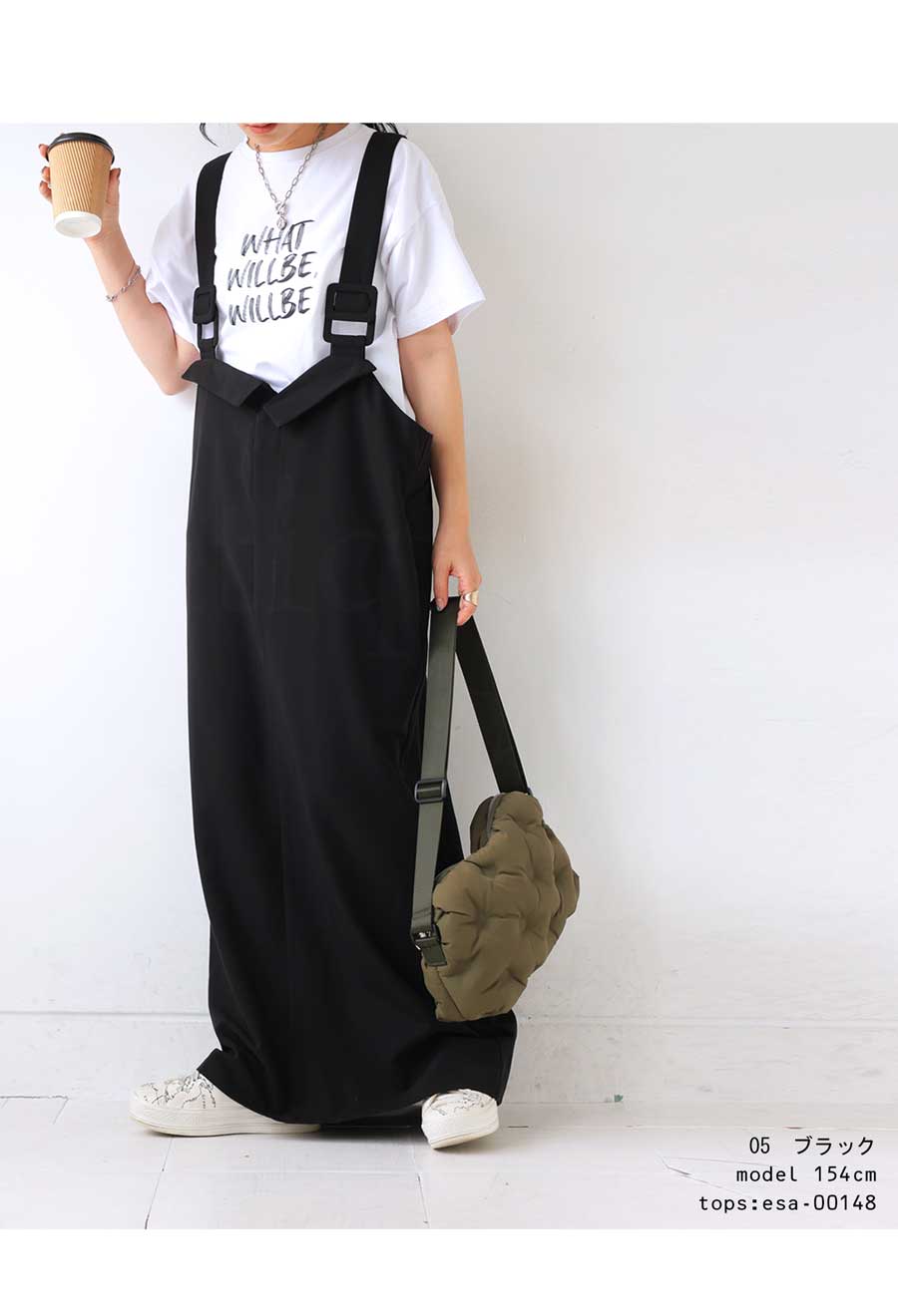 楽天市場】サロペットワンピース ワンピース レディース ロング 送料