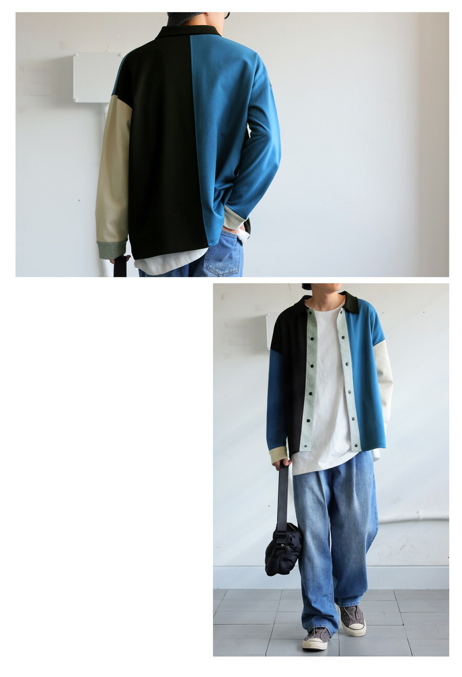 楽天市場】配色切替ジャケット ジャケット メンズ アウター 送料無料