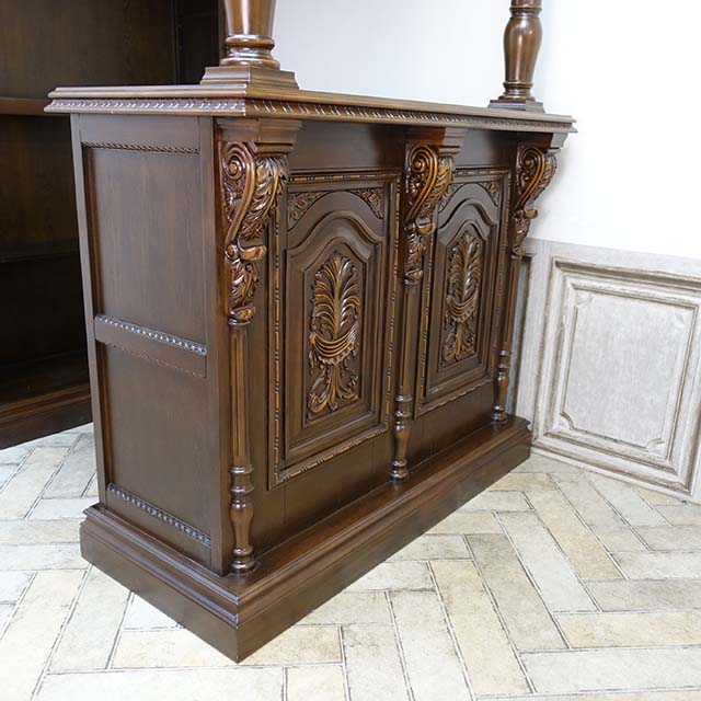 楽天市場】輸入家具 バーカウンター バーキャビネット カウンター