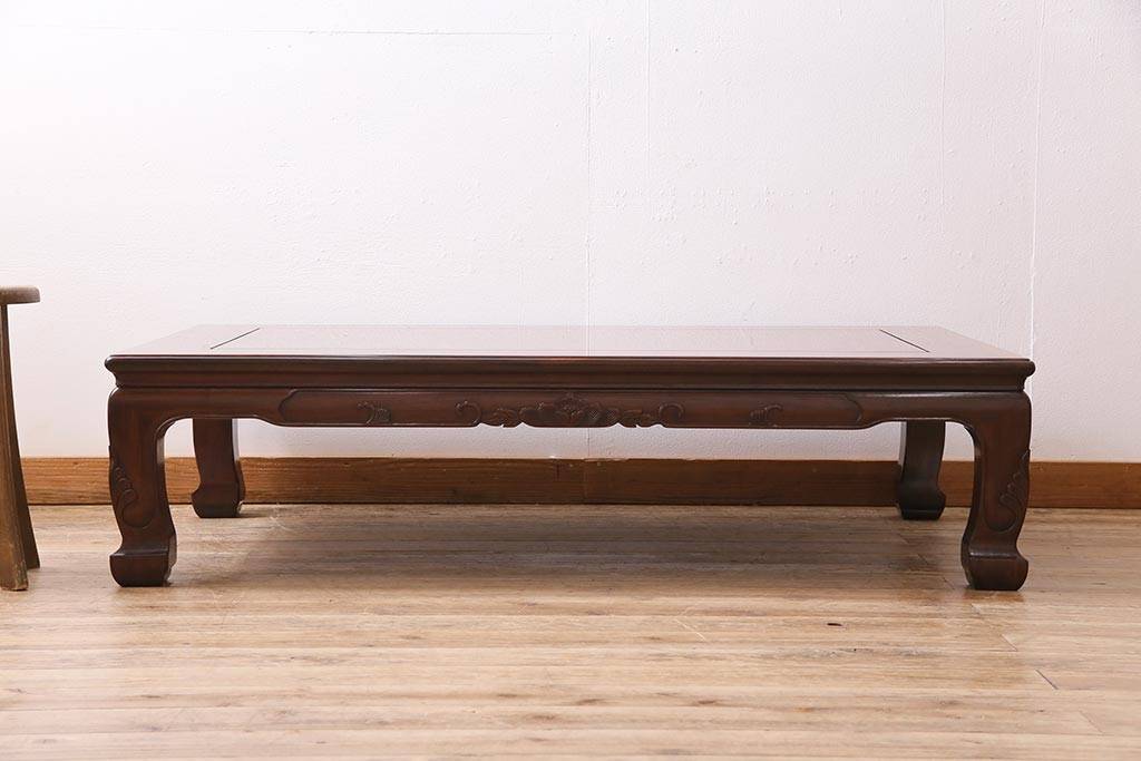 楽天市場】【中古】 座卓 唐木指物 紫檀 シタン 無垢材 漆塗り ロー