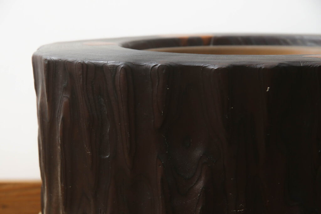 楽天市場】☆事前問合せ必須☆ 和製アンティーク くり抜き火鉢 桐材 銅