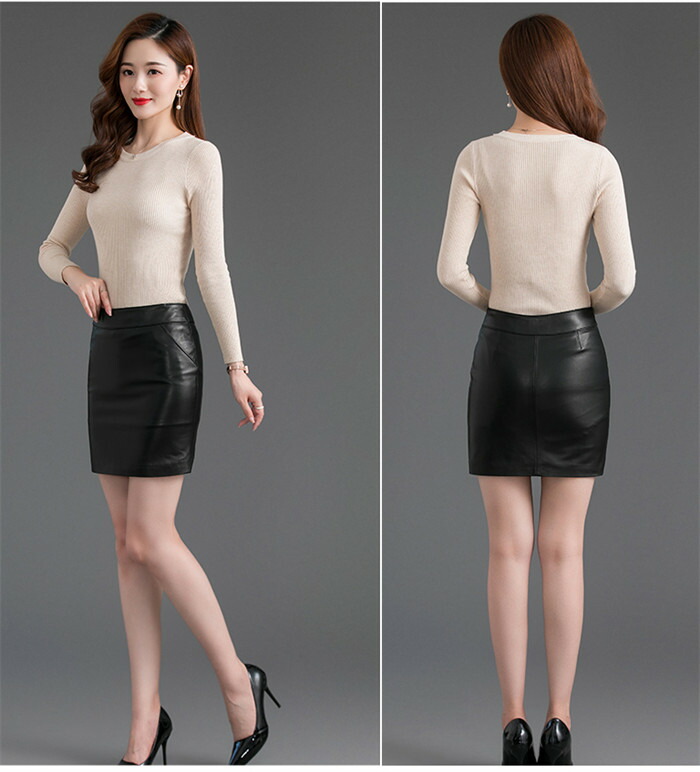 楽天市場】【時間限定10%OFF】スカート ミニ丈革スカート ラムレザー