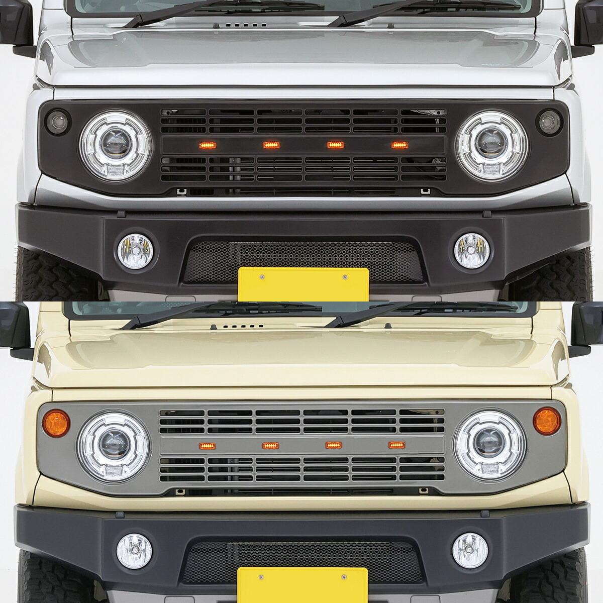 楽天市場】ジムニー ジムニーシエラ パーツ グリル【アピオ マーカー