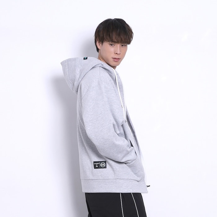 楽天市場】Arch college logo sweat zip parka【gray】 アーチ バスケ