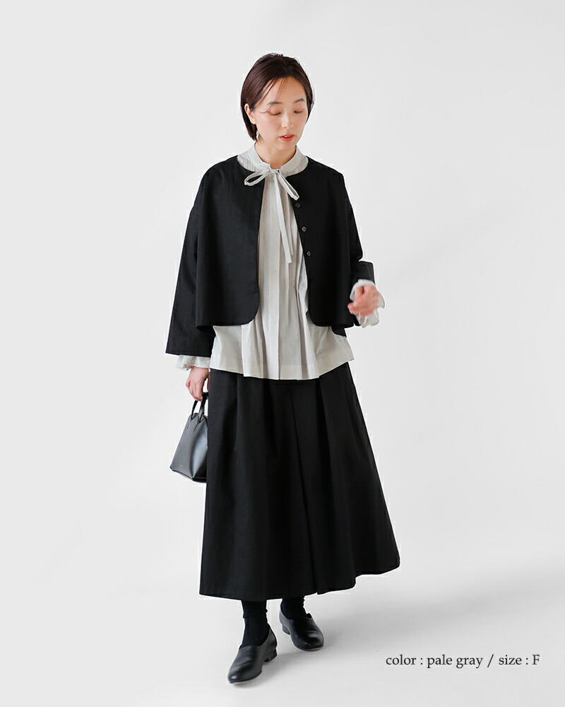 楽天市場】MAGALI マガリ コットン シルク リボンタイ ブラウス bl259