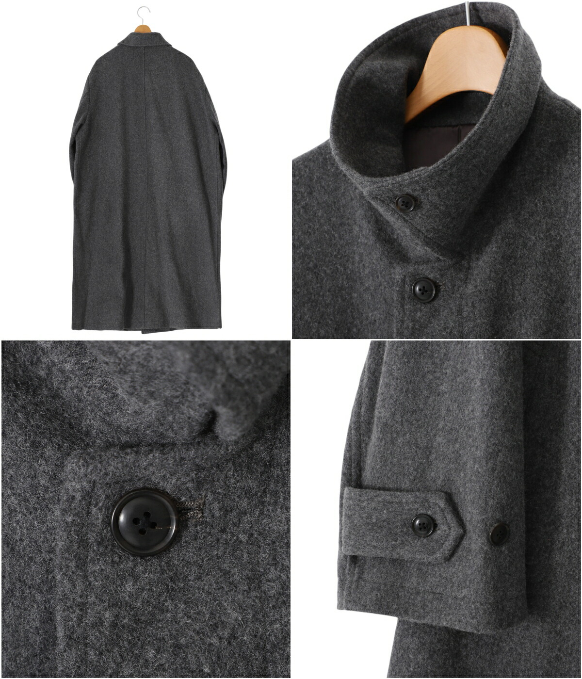 楽天市場】[SALE]URU : 別注 NAPPING MELTON - BALMACAAN COAT