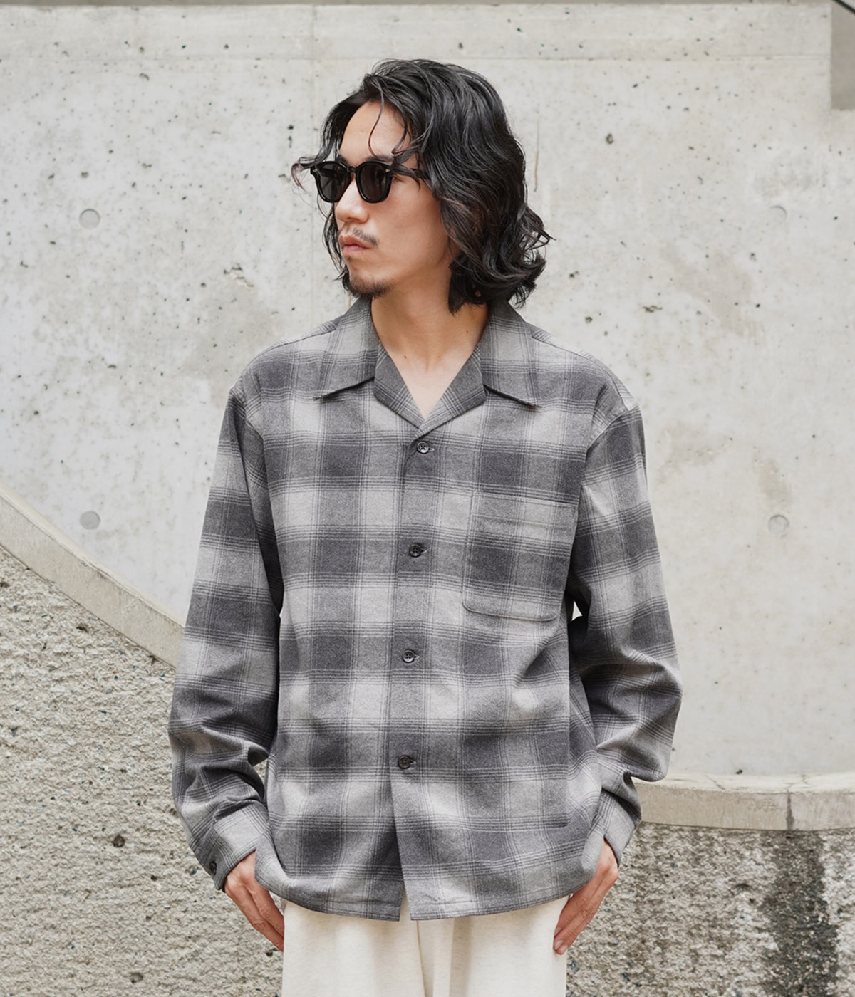 楽天市場】[P5倍]PENDLETON : 別注 Cotton Shaggy Open Collar Shirt