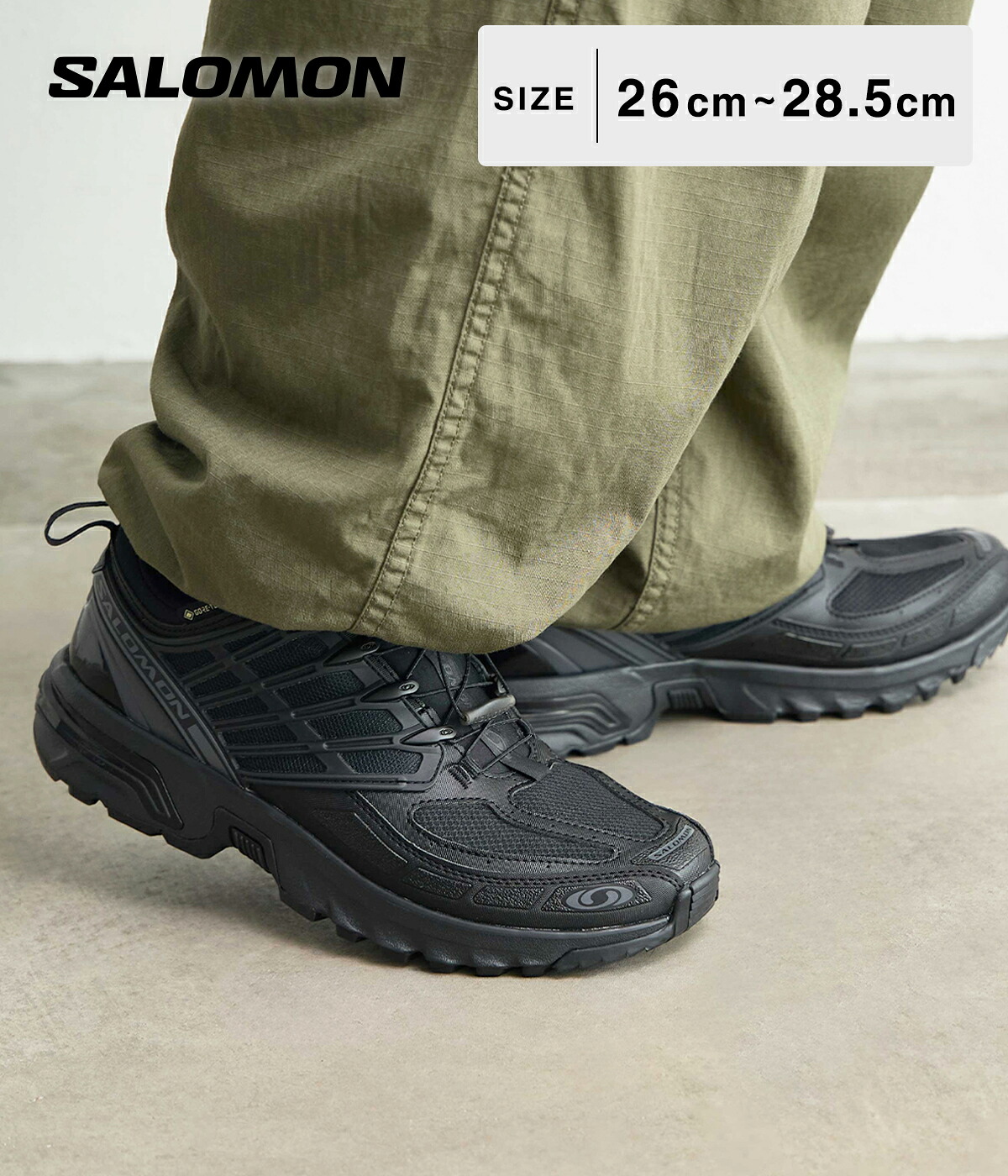 楽天市場】[送料無料]SALOMON SNEAKERS : ACS PRO GTX Black/Black