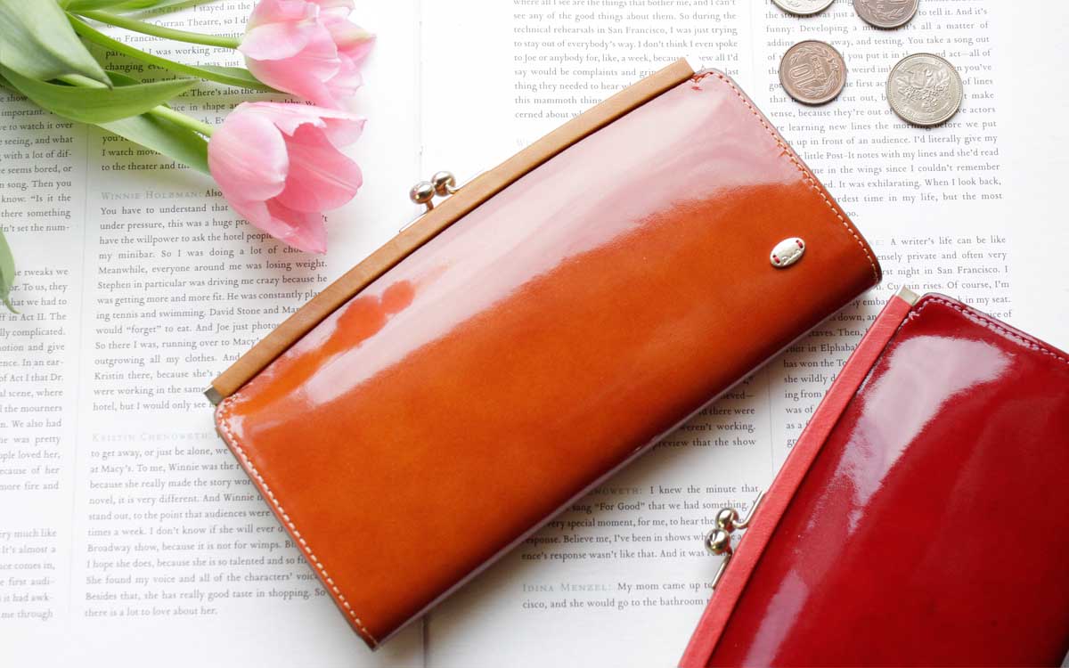 楽天市場】エナメルレザー がま口 長財布 ダコタ Dakota グロッソ