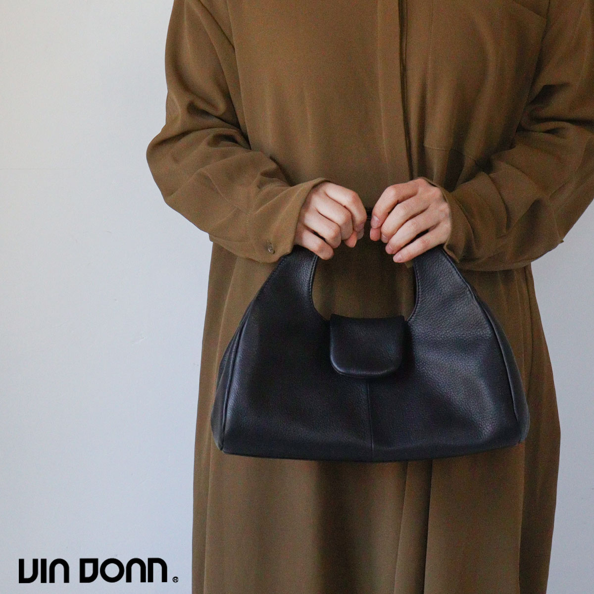 楽天市場】扇形 手提げバッグ ハンドバッグ VIA DOAN(ヴィアドアン