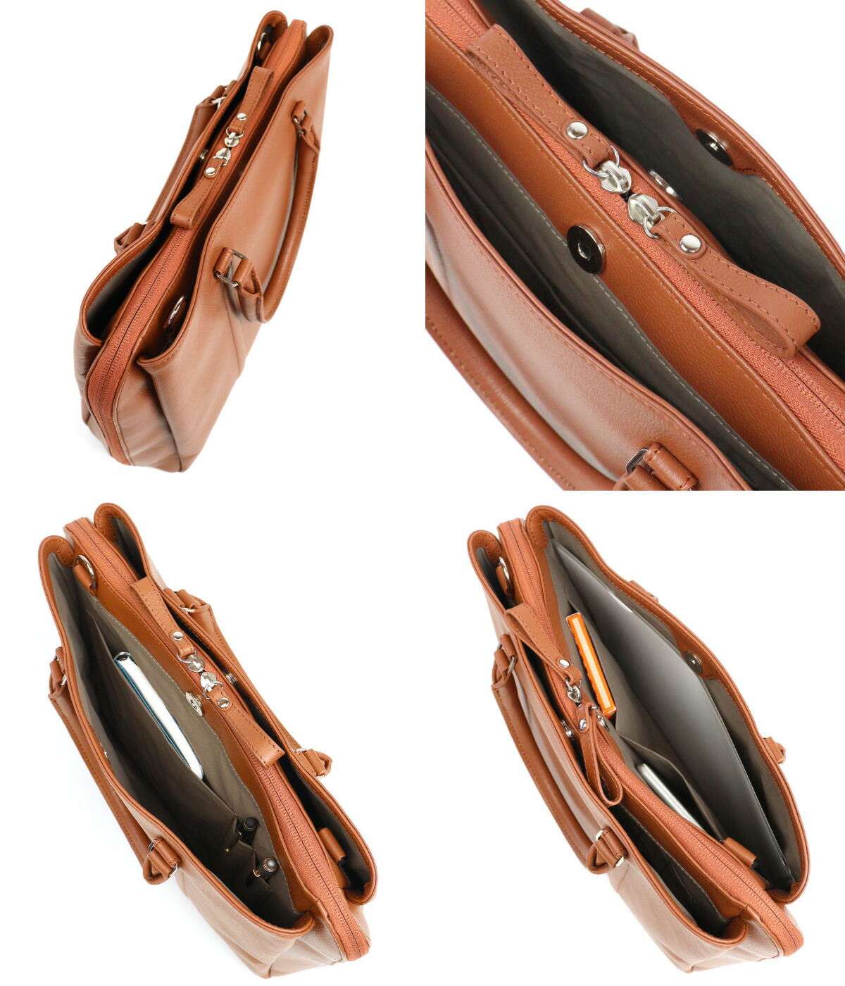 楽天市場】ビジネスバッグ A4トートバッグ 2WAY リクルート 牛革 撥水