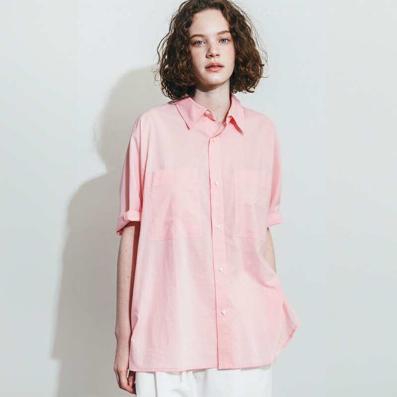 楽天市場】3営業日内出荷 フレダ シャツ ピンク fog linen work フォグ