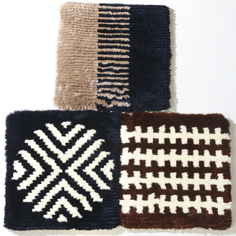 楽天市場】倉敷ノッティング 椅子敷 M knoting ウール ウールの椅子敷