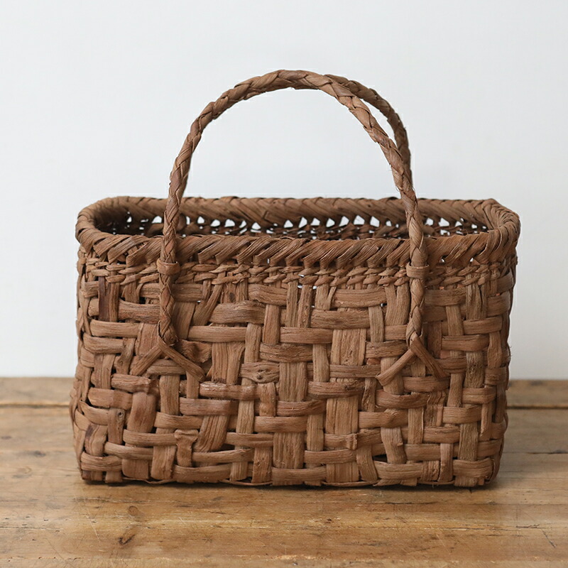 楽天市場】山葡萄かごバッグ 太網代 (大) YB-122長野県の里山で採れた