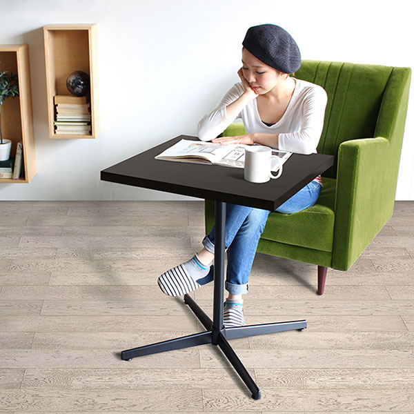 楽天市場】カフェテーブル ダイニングテーブル 食卓テーブル ブラック