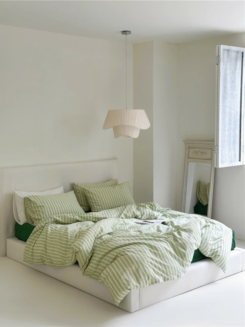 楽天市場】cream×green クラスターストライプ 布団カバーセット【ART