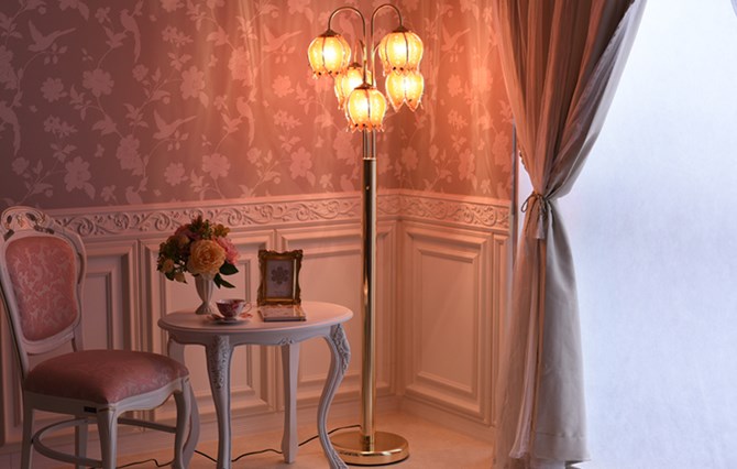 楽天市場】《決算☆4/19まで！》 フロアスタンドライト 5灯 調光式