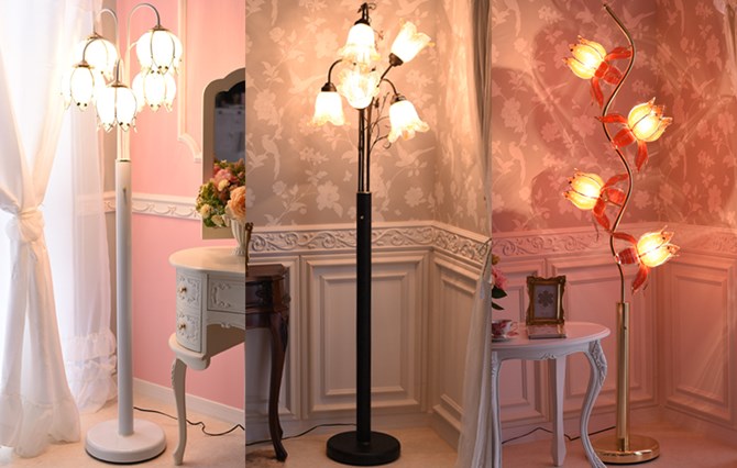 楽天市場】《決算☆4/19まで！》 フロアスタンドライト 5灯 調光式