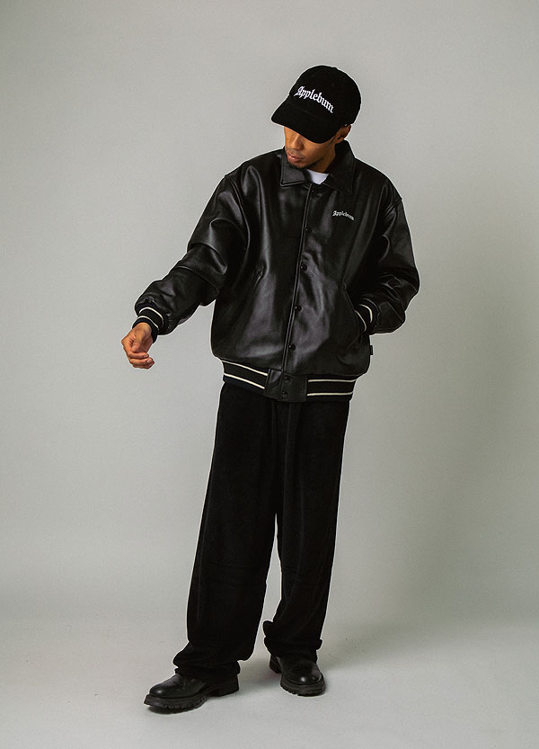 楽天市場】APPLEBUM アップルバム All Leather Stadium Jacket メンズ
