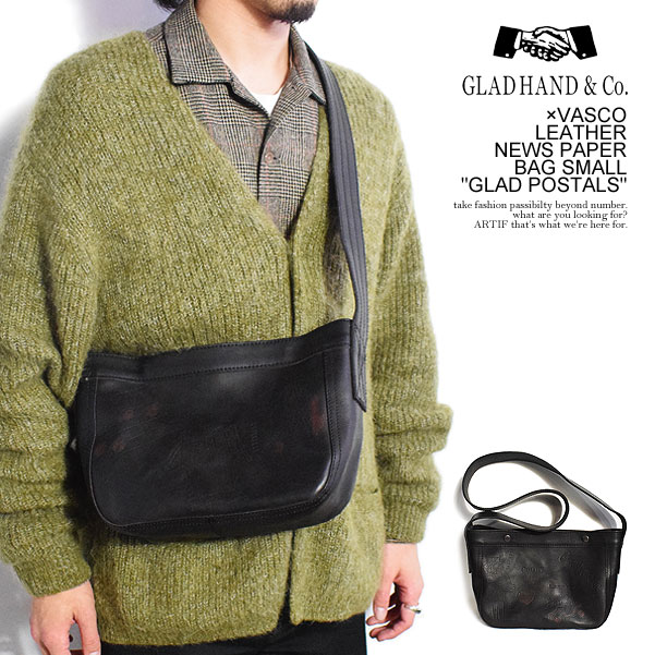 楽天市場】VASCO × GLADHAND グラッドハンド LEATHER NEWS PAPER BAG