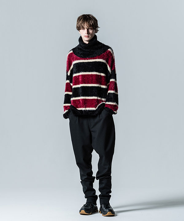 楽天市場】30％OFF SALE セール glamb グラム Turtle Neck Border Knit