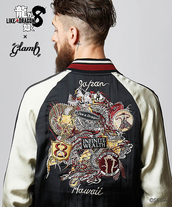 楽天市場】glamb×龍が如く8 glamb グラム Kazuma Kiryu Ska Jumper