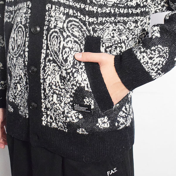 楽天市場】FAT エフエーティー GANDANA メンズ カーディガン ニット