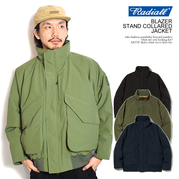 楽天市場】RADIALL ラディアル BLAZER - STAND COLLARED JACKET