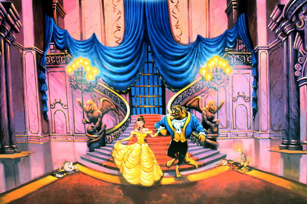 楽天市場】ディズニー「美女と野獣(W)」展示用フック付 限定1500部