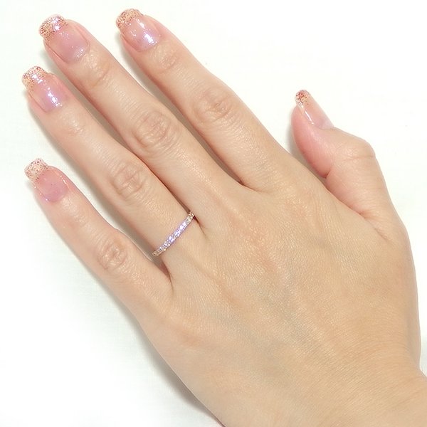 楽天市場】ダイヤモンド リング ハーフエタニティ 0.3ct 12号 K18