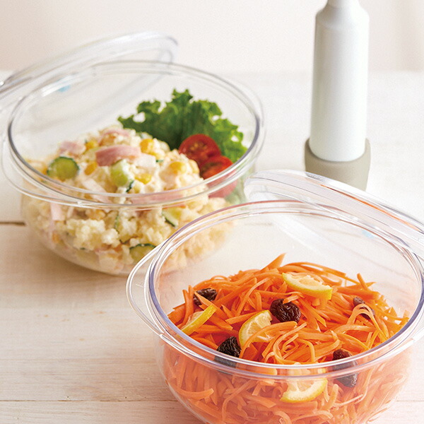 楽天市場】＼10%OFFクーポン／ 真空サラダボウルクリア（真空ポンプ