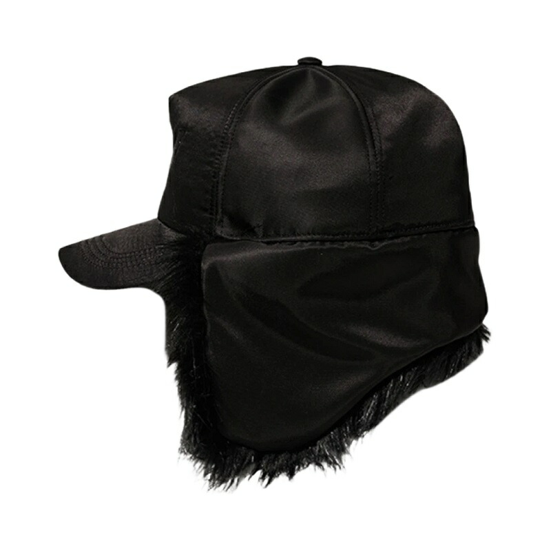 楽天市場】[Open Yy]（オープンワイワイ） Faux Fur Earflap Cap Black