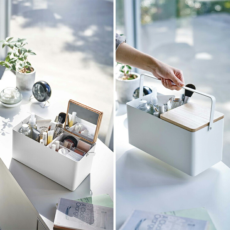 楽天市場】[ tower メイクボックス タワー ] 山崎実業 タワーシリーズ