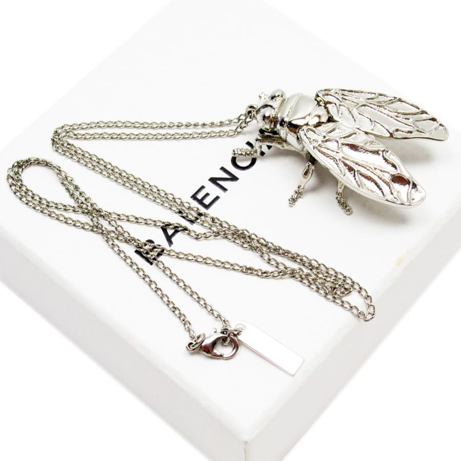 楽天市場】バレンシアガ BALENCIAGA ネックレス ハチモチーフ シルバー