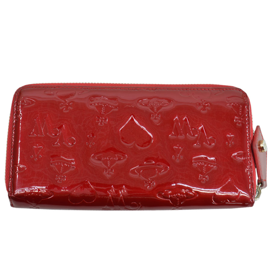 楽天市場】ヴィヴィアンウエストウッド 長財布 オーブ レッドxゴールド