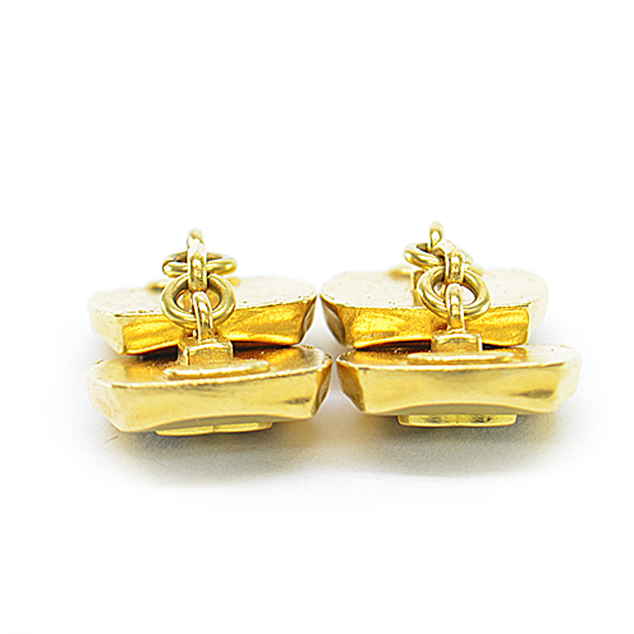 楽天市場】シャネル CHANEL カフスボタン ココマーク ゴールドx