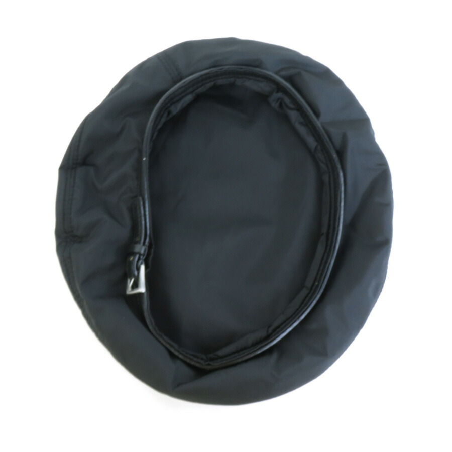 楽天市場】プラダ PRADA ベレー帽 ナイロン ブラック レディース 送料