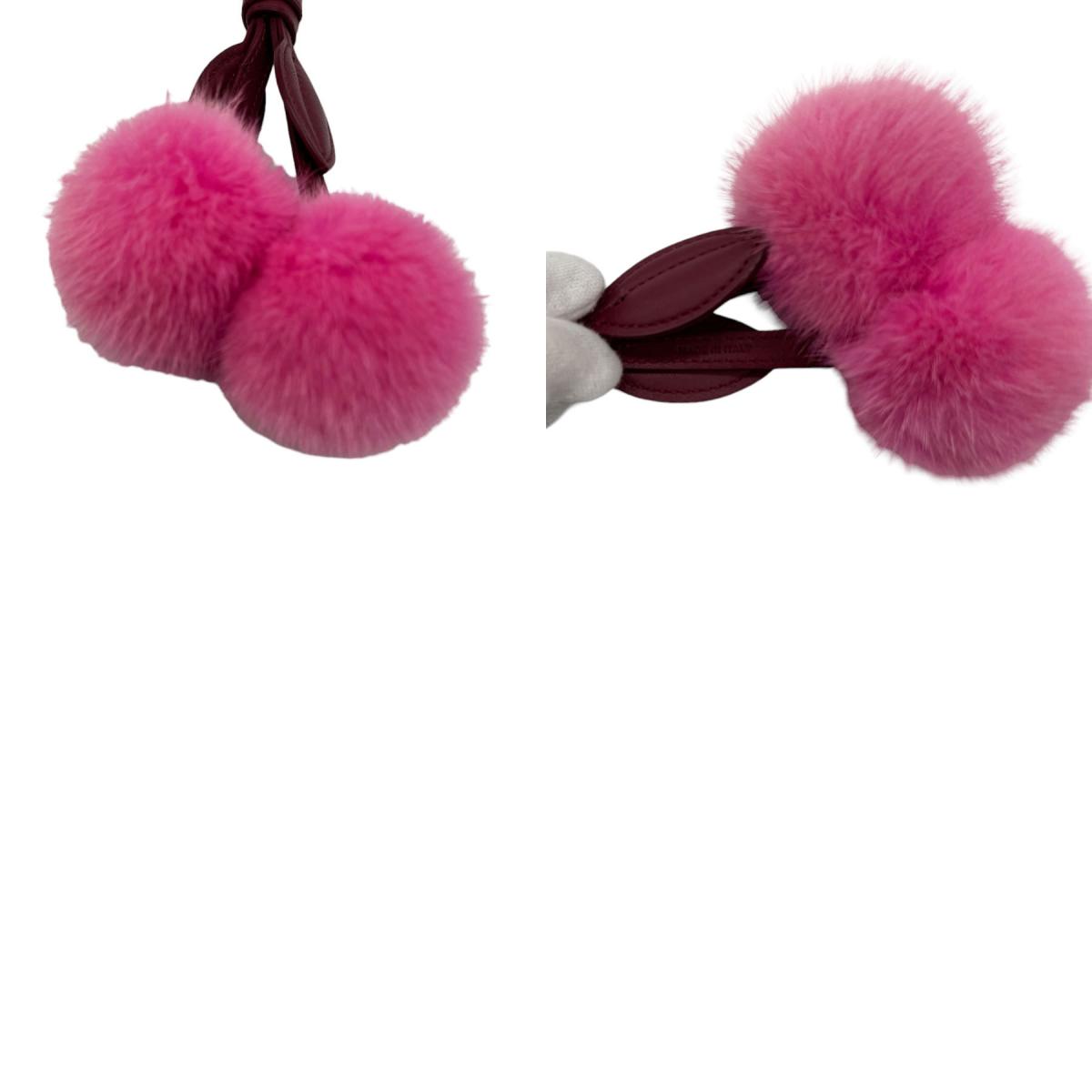 楽天市場】フェンディ FENDI チャーム キーホルダー チェリー