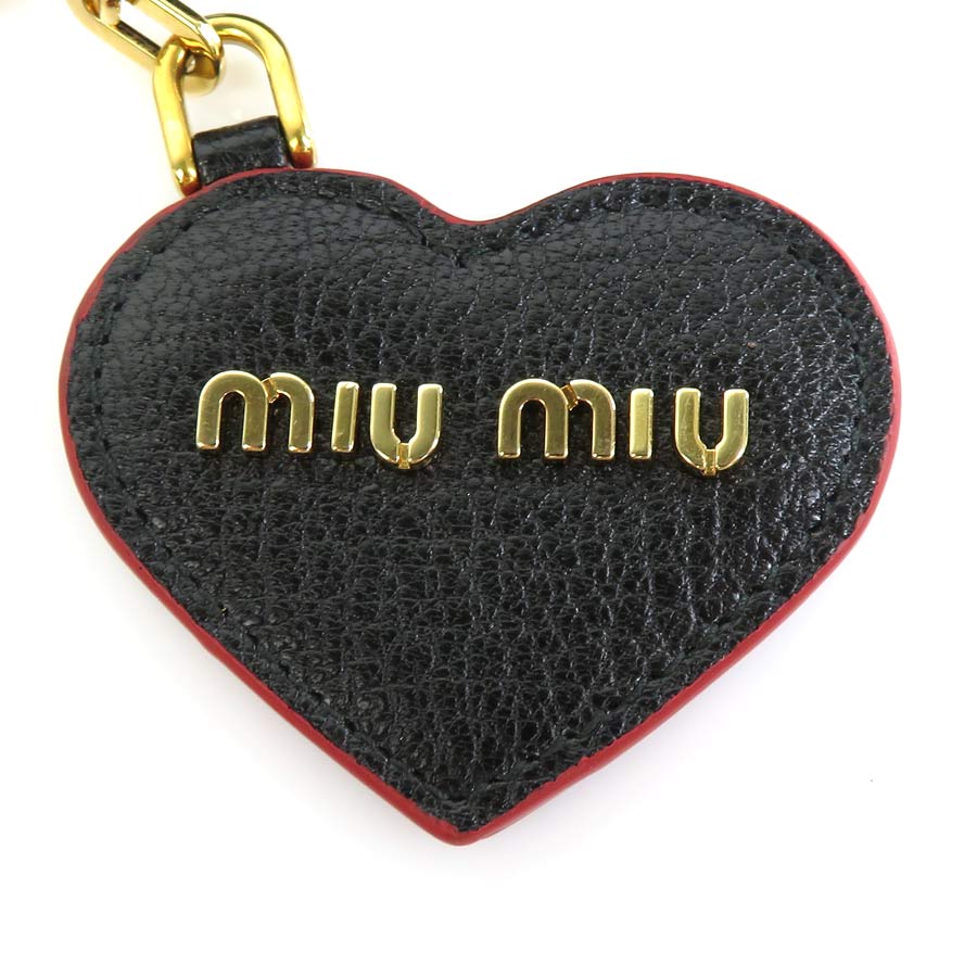 楽天市場】ミュウミュウ MIUMIU チャーム リップケース ミラー レザー