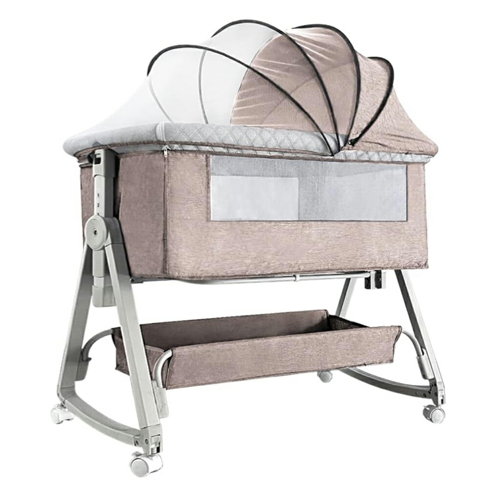 楽天市場】ベビーベッド 添い寝 新生児ベッド 乳児用ベッド 高さ6段