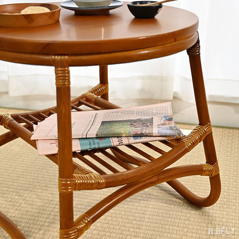 楽天市場】サイドテーブル ナイトテーブル ラタンテーブル 籐 天然木