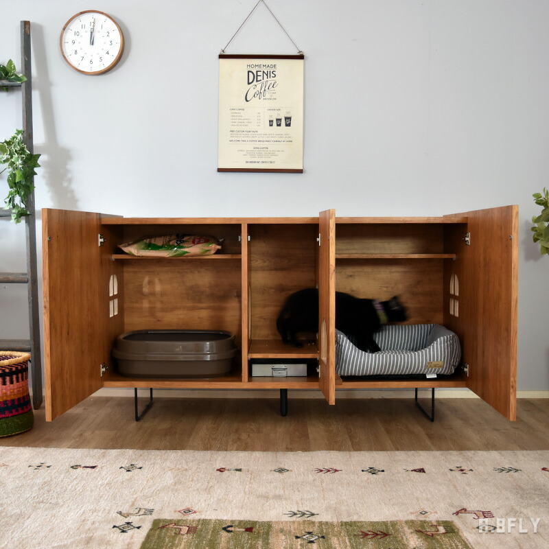 楽天市場】【A.BFLY限定商品】にゃうんたー サイドボード 猫 トイレ