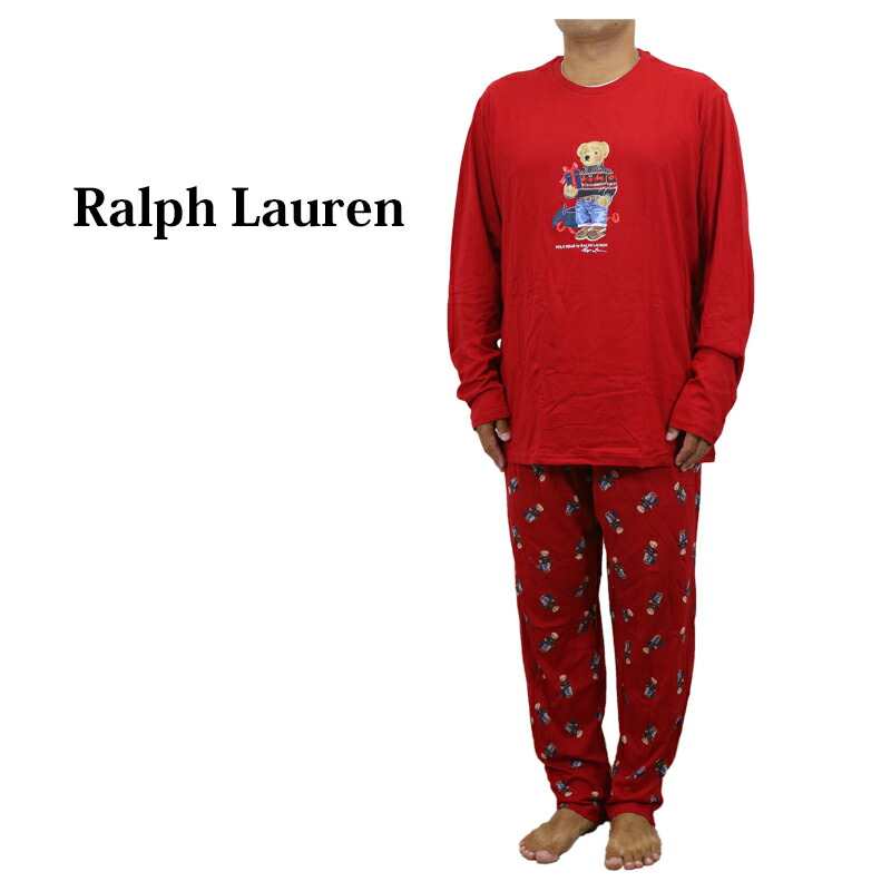 楽天市場】ポロ ラルフローレン メンズ ポロベアー プリント パジャマ