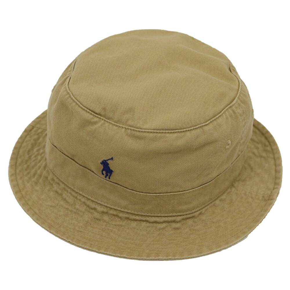 楽天市場】ポロ ラルフローレン ポニー刺繍 コットンツイル バケット