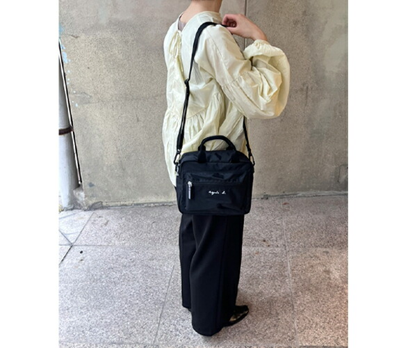 楽天市場】アニエスベー ロゴ2wayバッグ(BA06AC12) to.b by agnes b