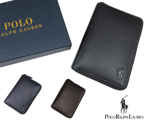 楽天市場】ラルフローレン 財布 メンズ ソフトシュリンクレザー