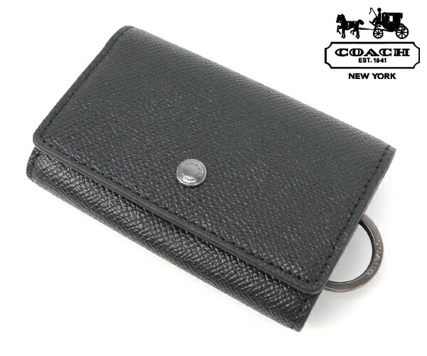 楽天市場】☆コーチ(COACH) クロスグレインレザー キーケース (F73992