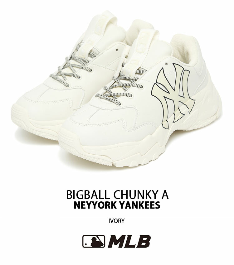 楽天市場】MLB スニーカー BIGBALL CHUNKY A NYY 厚底スニーカー