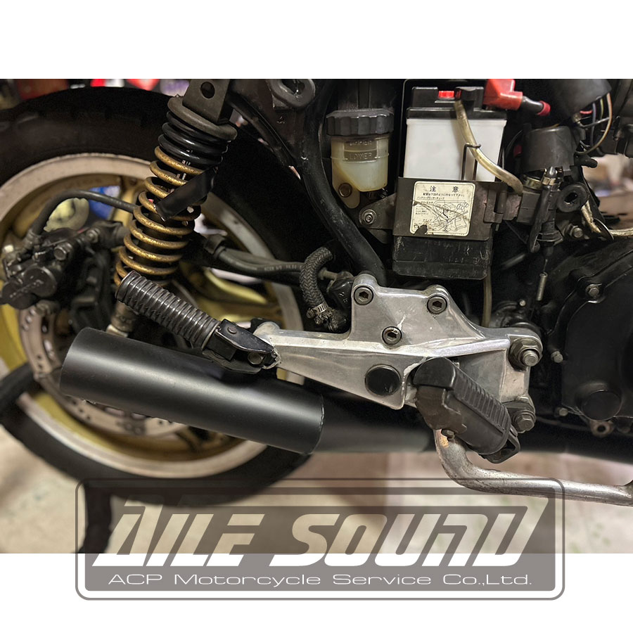 楽天市場】HAWK3 (CB250N/CB400N) エルサウンド ショート管 ブラック